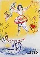 MARC CHAGALL, 2 FARBLITHGRAPHIEN AUS LOPERA, 1965, JE CA. 32 X 23.5 CM., PP