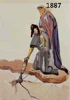 SALVATORE DALI, 2 FARBHOLZSCHNITTE AUS DIVINA COMMEDIA, 1960, JE CA. 29 X 22 CM., PP, R