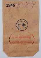 JOSEF BEUYS, DDR-TÜTE, GUT GEKAUFT, GERN GE- KAUFT, MIT HAUPTSTROM-STEMPEL VERSEHEN, HAND SIGNIERT, CA. 22 X 13 CM., PP, R