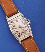 KONVOLUT: 2 HERRENARMBANDUHREN, FÜR DEN DTSCH. MARKT UM 1940, BEIDE METALL RECT., HARTVERCHR., EDELST.-BÖDEN GEDR., 1X JUNGHANS, RUNDANKERW., ...