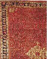 BIBIDJAR,PERSIEN CA 395 X 293 CM. .EHZ 2-3. FLOR WOLLE.CA 50 JAHRE