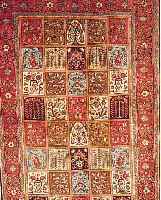 SASAROGH,PERSIEN CA 214 X 138 CM. .FLOR WOLLE. EHZ 2.CA 20 JAHRE