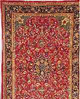 SASAROGH,PERSIEN CA 200 X 120 CM. FLOR WOLLE. EHZ 1-2.CA 20 JAHRE.