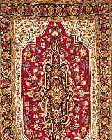GHGHOM KORK,PERSIEN CA 167 X 106 CM. .FLOR KORK WOLLE.EHZ 1-2.CA 20 JAHRE.