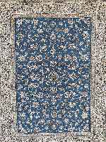 NANAIN FEIN,PERSIEN CA 205 X 153 CM. .KORKWOLLE MIT SEIDE.CA 10 JAHRE.EHZ 1-2.CA 1 MIO KN/QM.