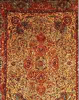 TÄTÄBRIZ,PERSIEN CA 400 X 296 CM. .FLOR WOLLE EHZ 2-3.CA 40 JAHRE.