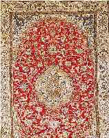 NANAIN,PERSIEN CA 295 X 196 CM. .FLOR WOLLE MIT SEIDE.CA 10 JAHRE.EHZ 3.
