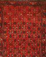BIDJAR,PERSIEN CA 223 X 121 CM..FLOR WOLLE. EHZ 3.CA 50 JAHRE.