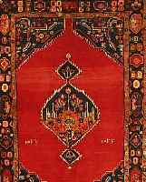 KOLIAI DATIERT,PERSIEN CA 233 X 152 CM..FLOR WOLLE.EHZ 3.CA 47 JAHRE.
