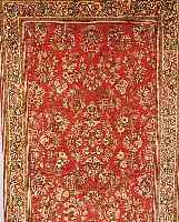 SASAROGH,PERSIEN CA 210 X 132 CM. .FLOR WOLLE. EHZ 1-2.CA 20 JAHRE.