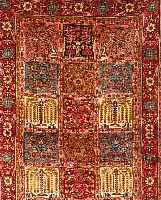 SASAROGH,PERSIEN CA 164 X 105 CM. .FLOR WOLLE. EHZ 1-2.CA 20 JAHRE.