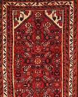 HOHOSSEINABAD,PERSIEN CA 280 X 75 CM. .FLOR WOL LE.EHZ 1-2.CA 10 JAHRE.