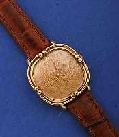 BARTHELAY POUR PIERRE BALMAIN DESIGNERDAMEN- ARMBANDUHR, AUFWENDIGES 18 CT. GG-GEH., BET. LÜN., BOD. AUFGEDR., FRANKREICH/SCHWEIZ UM 1972, ...