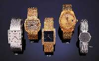 PATEK PHILIPPE HOCHFEINE HERRENGOLDBANDUHR, SCHWEIZ UM 1974, GG 750/000 GEH. INCL. GG-BD., FLECHTBD., DESIGN VON BD. IN LÜN. ÜBERGEHEND, BOMB. ...
