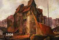 JÜTTNER, BRUNO, GEB. 1880 WERNIGERODE, FISCHERBOOTE IM HAFEN, ÖL/LWD, LI. U. SIGN., CA. 64 X 70 CM