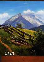FROMMHOLD, ERNST, GEB. 1879 LEIPZIG, SCHÜLER DER AKADEMIE LEIPZIG, HIER: VORALPEN- LANDSCHAFT, ÖL/LWD, LI. U. SIGN., CA. 61 X 80 CM