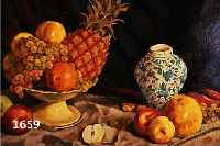 REIN, PAUL, ÖL/LWD, OBSTSTILLEBEN, SIGN., M. CA. 59 X 78 CM, PRUNKRAHMEN IM BAROCKSTIL