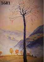 SIEGELE, FRANZ, GEB. 1885 SCHOPFHEIM - 1955 MÜNCHEN, EIN MAULBEERBAUM, DAT. 1932, ÖL/HOLZ, SIGN. 100 X 80 CM, RAHMEN, L. ALTERSSPUREN