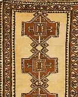 GABBEH,PERSIEN CA 186 X 93 CM..WOLLE/WOLLE. EHZ 2.CA 40 JAHRE.