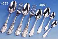 6 KAFFEE- UND 2 VORLEGELÖFFEL, 830ER SILBER, VEREINIGTE SILBERSCHMIEDEN KOPENHAGEN 1937, MODELL CHARLOTTENBURG, WARDEINMARKE SIEGSGARD, SAMMELW.