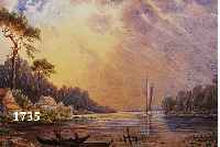 ROCKHOLTZ, G., DEUTSCHER LANDSCHAFTSMALER UM 1900, FLUSSLANDSCHAFT, MISCHTECHNIK/MAL- KARTON, SIGN. U. DAT. (19)07, RÜCKS. BEZ. PICHELSWERDER, ...