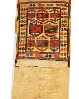 DOKUMENTENTASCHE,SCHAHSAWAN,SUMAK.CA 50 X 18CM ..UM 1940.