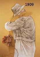 BRUNI, BRUNO, LA PROMESSA, FARBLITHOGRAPHIE VON 1989, HANDSIGN. UND NUM. 102/999, CA. 54 X 41 CM, PP, U.GL., R.