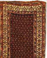 GHGHASCHGAI,PERSIEN CA 392 X 107 CM. .WOLLE AUF WOLLE.EHZ 4.UM 1920.