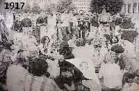 BEUYS, JOSEPH, 1921-1986, INCONTRO CON GIOVANE, KASSEL, 1974, SIEB- SDRUCK AUF DÜNNEM PAPIER, VON J. BEUYS GE- RISSEN UND DIE FEHLSTELLE MIT ...