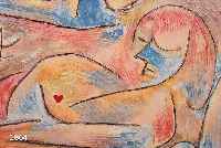 KLEE, PAUL, 1879-1940, WINTER, FARBLITHOGRAPHIE, IN DER PLATTE SIGN., LI. U. HANDSIGN., EDITION VERVE BOOK, TERIADE EDITION, MOURLOT 1939, CA. 34 X ...