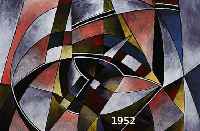 OLDEROCK, MAX, 1895-1972, KOMPOSITION MIT ROSA, GOUACHE/AQUARELL AUF PAPIER, RE. U. HANDSIGN. UND DAT. 56, CA. 29 X 40 CM, PP, U.GL. R.