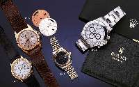 AUDEMARS PIGUET HERRENARMBANDUHR AUTOMATIK MIT MODERNER TAG UND DATUMANZEIGE, GG 750/ 000, BODEN GESCHR., BEI FERTIGST. WASSERGESCH. EMAILFARB. ...