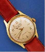 KONVOLUT: 2 LACO SPORT HERRENARMBANDUHREN, FÜR DEN DTSCH. MARKT UM 1960, 1X PREMIENUHR, VON VW FÜR 100.000 KM LAUFLEISTUNG, SO GRAV. AUF ...