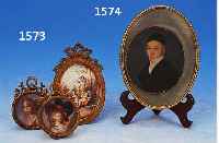 MINIATURMALEREI, DEUTSCH, UM 1770, DARSTELLUNG EINES KAUFMANNES, SEHR FEINE MALEREI AUF ELFENBEINPLATTE, OVAL, L. 8 CM, MIN. ALTERSSCHÄDEN