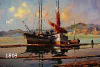 WINTER, JÜRGEN, MITTE 20. JH. ÖL/LWD., FISCHER AM STRAND, SIGNIERT, 50 X 70 CM, RAHMEN