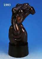 HATTAKITKOSOL, SOMCHAI, GEB. 1934 BANGKOK, AUS DER SERIE BZW. AUSSTELLUNG ETHIOPIA 85, TORSO, MESSING BRÜNIERT, SIGNIERT UND NUM. 116, AUF ...