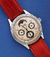 ORIS HERRENARMBANDUHR, AUTOMATIK, MIT VOLL- KALENDERANZEIGE INCL. MONDPHASE, EDELST., BEIDS. MINERALFLACHVERGL., KORREKTURDRÜCKER SEITLICH IM ...