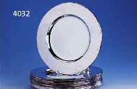 12 PLATZTELLER, ITALIEN, 800ER SILBER, GLATTE ZEITLOSE FORM, ZUS. CA. 6300 G, D CA. 29.5 CM