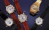 BREITLING ARMBANDCHRONOGRAPH, LIM. AUFLAGE VON 20 STÜCK, HIER DIE NR. A2, ROSE-G 750/000, SCHWEIZ UM 1990, GEFERT. AUS RESTBESTÄNDEN, ...