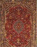 GHGHOM, PERSIEN, 287 X 200CM, EHZ 2 FLOR WOLLE, CA.40 JAHRE