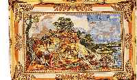 ESFAHAN FEIN SIGN,PERSIEN CA 157 X 108 CM.. KORKWOLLE MIT UND AUF SEIDE.EHZ 2.CA 20 JAHRE MIT CA 1 MIO KN/QM.