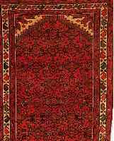 HOHOSSEINABAD,PERSIEN CA 385 X 92 CM. .FLOR WOL LE.EHZ 2.CA 10 JAHRE.