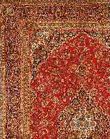 KESCHAN,PERSIEN CA 416 X 295 CM..FLOR WOLLE EHZ 2-3.CA 20 JAHRE.