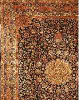 TÄTÄBRIZ,INDIEN CA 295 X 235 CM. .FLOR WOLLE. EHZ 1-2.CA 5 JAHRE.