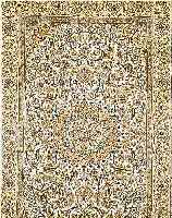 NANAIN,PERSIEN, CA 294 X 194 CM. .FLOR WOLLE MI SEIDE EHZ 1-2.CA 5 JAHRE.