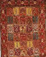SASAROGH,PERSIEN CA 226 X 128 CM. .EHZ 2.FLOR WOLLE.CA 10 JAHRE.