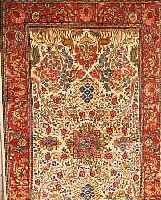 SAROGH,PERSIEN CA 220 X 132 CM..FLOR WOLLE. EHZ 2.CA 15 JAHRE.
