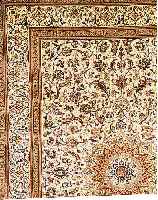 NANAIN,PERSIEN CA 400 X 293 CM. .FLOR WOLLE MIT SEIDE.CA 10 JAHRE.EHZ 2.