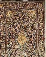 KEKESCHAN,PERSIEN CA 215 X 135 CM. .FLOR WOLLE. EHZ 3.CA 50 JAHRE.