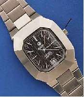 ROAMER HERRENARMBANDUHR, SERIE ANFIBIOMATIC, SCHWEIZ UM 1972, UNGETR. LAGERW., MASS. EDEL- STAHLSTÜLPGEH. INCL. EDELST.-BD., ZENTRALSEK. , DAT. ...